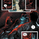 Bruce being attacked by an empty Batman suit.